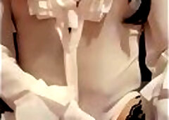 Fetish vintage CD playing 123