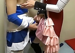 costume femboy randy inexperienced cds sperm in hands