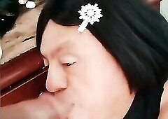 Macho negro se viene en mi cara