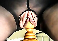 older bangs with the furniture and cums