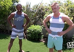 SC BlackMaleMe - Jake Porter & Landon ass fuck