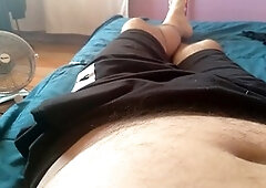 Hot Chilean guy with a big cock goes solo for some spicy fun