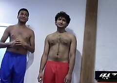 Sexy Aussie Rahul gets his cock squeezed and fucked by Jaden