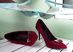 Cum on HIGH HEEL BRA SHOE Wf Heel Bra HIGH HEEL BRA SHOE W33