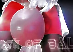 Red Petticoat Crossdressing Large Balls Infinity Movie scene Mix - Cum to my Fansly Page for greater amount !
