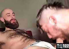 BAREBACKTHATHOLE Free-for-all Teddy Penetrates Tom Wolffur Screwable Caboose