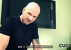 Cuck4k. two cocks 1 mouth eating cock: fest went so well!