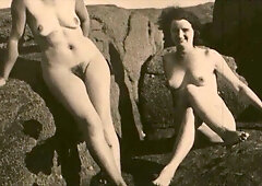 Curated vintage erotica unfolds along a snow-covered railway in moody archival stills