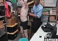 Teen Thief Shoves an Adult Toy Down His Pants and Pays With His Body to Avoid Police
