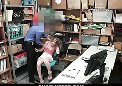 Sexy BFFs Bonnie Grey And Maya Bijou Caught Shoplifting And Punished