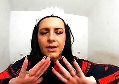 Solo, fetishes, abandoned house