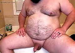 Bear, cock sounding, straight guy
