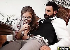 Big juicy tits woman Lena Paul slammed