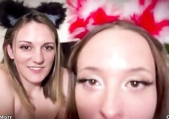 Trick or Treat! Vampire Hotties Make U Their Fucktoy - with Kendall Morr