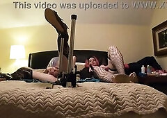 Crossdresser Bailey Wilde Banged by Sex Machine Missionary