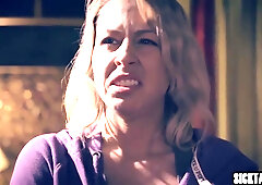 Lost Blonde Milf Fucked By A Two Perverted Strangers