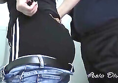 Asia Divine accepts money from a stranger to get fucked from behind.