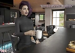 Hot maid, Kate, pleases her futa headmistress