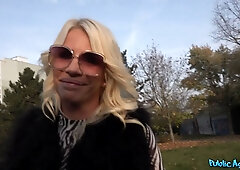 Public agent - spending all my money on blonda cougar