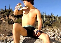 Big cock outdoor, peeing cum, giant cocks