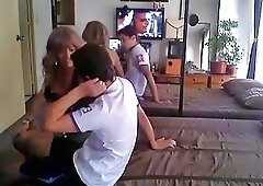 She fucks the young boy very well