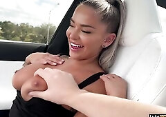 Giving The Sexy Cutie A Ride Home - Large Boobs and Booty Hayley Davies - Luke Cooper