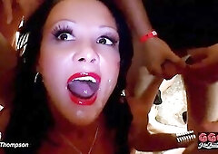 TEASER - GGG - Wicked German bitch and the entire army of loaded chaps in GGG SPERMA STUDIO