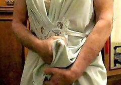 Dads enjoy straight cock stroking until drained