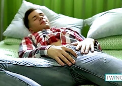 Load of cum, jerked off, while