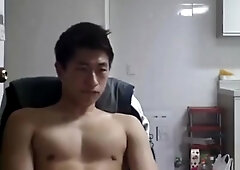 Cute Face Korean Jerks Off on Webcam Again