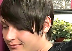 Sensual twink fucked cute gay after BJ