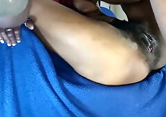 Young Korean Slut Can't Get Enough Cock Through the Glory Hole While Frantically Fingerbanging Her Soaking Cunt