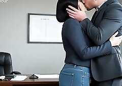 My Floozy Wife Cheats at Work: Entire Office Unloads a Ton of Cum on Her (AI Porn)