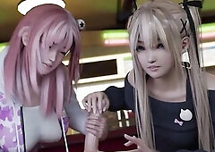 Horny Honoka with Beautiful Body Fucked in Every Hole