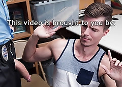 Dark-Hued shoplifter spermed