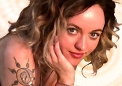 Emo teen Becka solo webcam masturbation