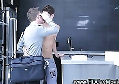 Horny muscley gay house husband