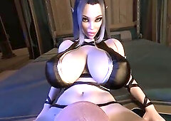 Elf Futanari Giantess POV animation VA: CinderDryad