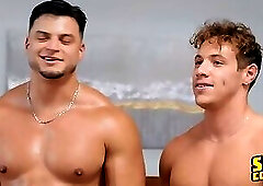 Muscled Kyle agrees to gagging