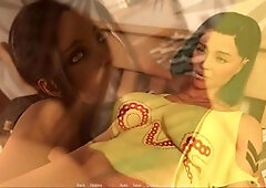 Curvy futa with a big booty in a playful roleplay by Misterdoktor