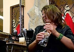 SexySusi groans wildly as 2 hard weenies thrust unfathomable into her taut vagina and butt during an intensive DP session. That babe rides the poundin