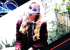 Kiki Helix gets throatfucked, a plug poked in her booty, spanked senseless and edged until this babe cums HARD! Kiki likes it hardcore and coarse, and