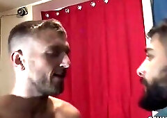 Macho arab dominates and doses Roman