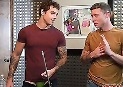 Flip fuck with buddies Jayden Marcos and Justin Matthews