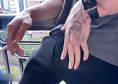 Swallowing milk from my gay-for-pay buddy. - Part I