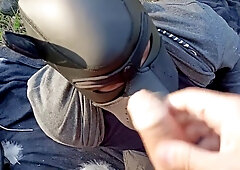 Puppy Woof In Public All Covered In Daddys Hot Fucking Cum!