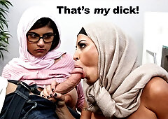 Precious Mia Khalifa and Julianna Vega's step-mom scene