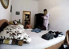 4 gals at changing room Upskirt Treats from the backstage voyeur livecam