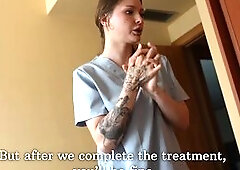 The Physiotherapist Gives Me a Pleased Ending Massage for an Added Bonus