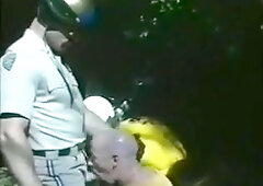 Bearded CHP Cop gets Sucked